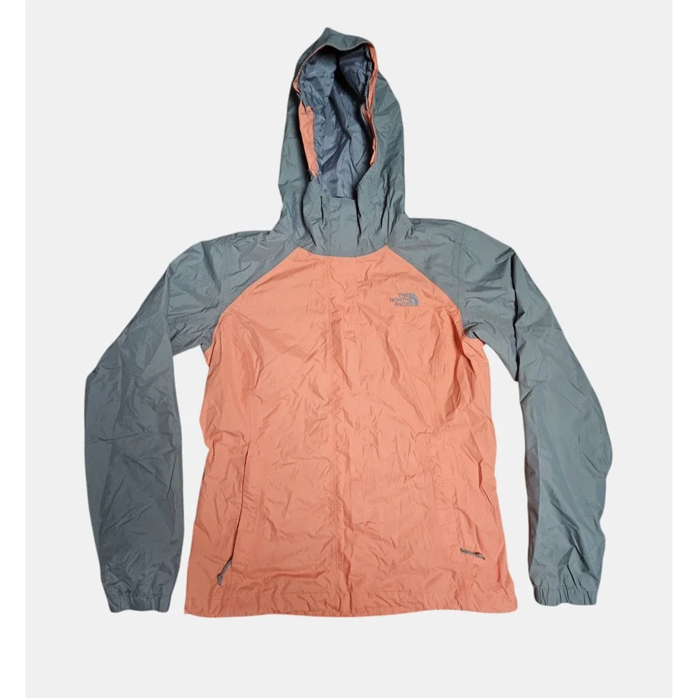 The North Face Dryvent Rain Jacket Colorblock XS Hooded‎ Outdoor Hiking Nylon